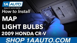 How to Replace Interior Map Light Bulbs 0711 Honda CRV [upl. by Dleifyar]