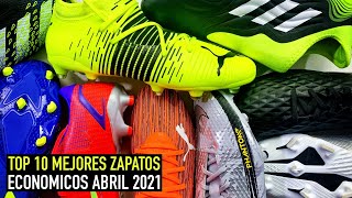 TOP 10  MEJORES ZAPATOS DE FÚTBOL “BARATOS”  ABRIL 2021 [upl. by Aehr]