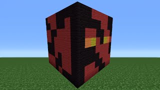 Minecraft Tutorial How To Make A Magma Cube Statue [upl. by Eatnuahs]