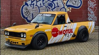 HAKOTORA K SWAP Hakosuka GTR  Sunny truck BUILD COMPLETE [upl. by Sisson]