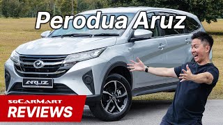 2021 Perodua Aruz 15 X  sgCarMart Reviews [upl. by Tessy377]