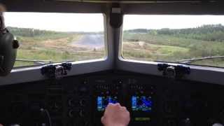 Landing in a DC3 with Turbine engines [upl. by Roose]