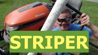 DIY Lawn Striper For Riding Mowers [upl. by Papke]