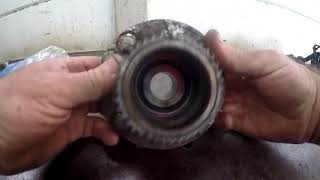 Chev Aveo Rear Wheel Bearing Change [upl. by Ellingston]