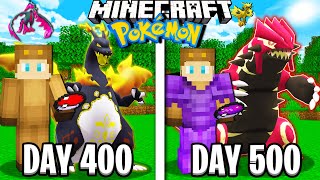 I Survived 500 Days in Minecraft Pokemon [upl. by Tower161]