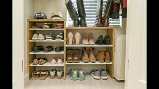 Build a DIY Shoe Rack Custom for Your Closet [upl. by Busiek595]