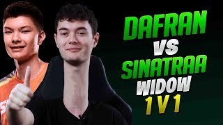 Dafran vs Sinatraa Widowmaker 1 v 1  Overwatch [upl. by Viridi]