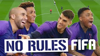 NO RULES FIFA Lucas Moura amp Gedson Fernandes v Steven Bergwijn and Erik Lamela [upl. by Ayikal]