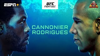 UFC FIght Night Cannonier vs Rodrigues Preview and Predictions [upl. by Atisusej39]