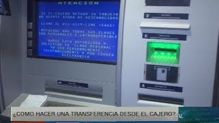 ¿Cómo hacer una transferencia desde el cajero [upl. by Iphlgenia]