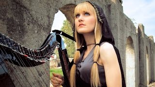 THE BARD’S SONG Blind Guardian Harp Twins  ELECTRIC HARP [upl. by Nairred94]