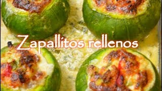 Zapallitos rellenos con carne queso y crema [upl. by Yrrot]