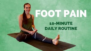 10 Min YOGA FOR FEET  Follow Along FOOT STRETCH for FOOT PAIN [upl. by Elitnahc]