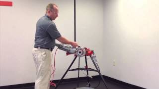 How To Use the RIDGID® 700 HandHeld Power Drive [upl. by Dow869]