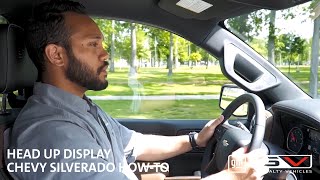 Silverado Howto Head Up Display US  GMSV [upl. by Giesser564]