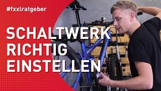 FahrradSchaltung perfekt einstellen  MTB [upl. by Yaner]