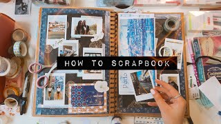 DIY HOW TO SCRAPBOOK ideas  tips [upl. by Feil]