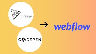 How to render Threejs from Codepen to Webflow [upl. by Lidda818]