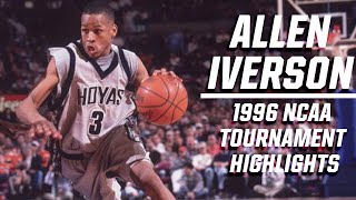 Allen Iverson 1996 NCAA tournament highlights [upl. by Voccola]