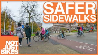 The Dutch Solution for Safer Sidewalks  Continuous Sidewalks [upl. by Gris]