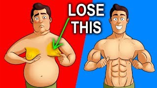 3 Steps To Lose Chest Fat FAST [upl. by Ydnolem]