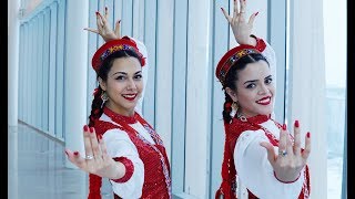 Traditional TajikPamiri Dance Gul Ba Ruit  Nilofar and Amyna [upl. by Acinorev162]