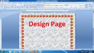 How to design page in Microsoft Word [upl. by Hairim]