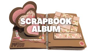 Scrapbook Album For Beginners  Scrapbook Ideas [upl. by Eirrahs539]