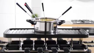 VonShef Raclette Grill with Fondue [upl. by Savil]