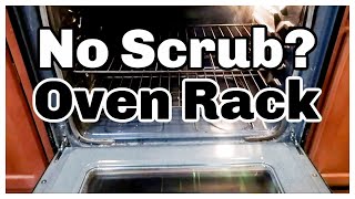 NO SCRUB OVEN RACK CLEANING  HOW TO CLEAN OVEN RACKS EASY [upl. by Enoyrt684]