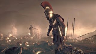 Assassins Creed Odyssey  Death of Leonidas amp 300 Spartans Cutscene PS4 Pro [upl. by Bellina659]