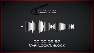 Car LockUnlock  HQ Sound Effects [upl. by Shiverick]