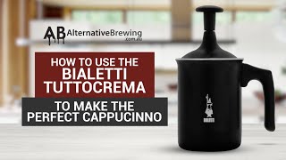 How to Use the Bialetti Tuttocrema Milk Frother [upl. by Tema]