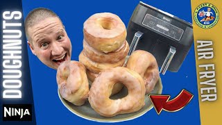 How to Make the BEST Air Fryer Doughnuts Donuts amp NO MIXER [upl. by Mihsah]