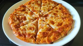 How to Make Simple Margarita Pizza  Simple Cheese Pizza Recipe  Eggless [upl. by Halilad905]