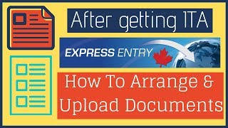 🇨🇦 How to Upload Documents while submitting application [upl. by Naeerb]