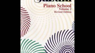 Suzuki Piano School Book 2  Arietta WA Mozart [upl. by Marabel]