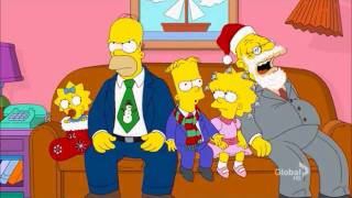 The simpsons Christmas card slide show [upl. by Ennaeed203]