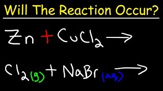 Chemistry  Will The Reaction Occur [upl. by Abel]