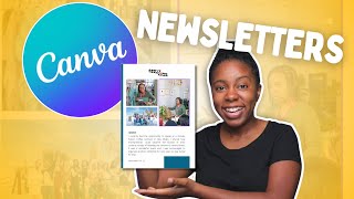 How to Create Newsletter in Canva [upl. by Bible]