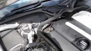 Mercedes W211 Heater Valve Replacement E Class E320CDI RHD [upl. by Nocam424]