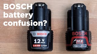 Bosch 108v vs 12v batteries whats the difference [upl. by Ahsien]