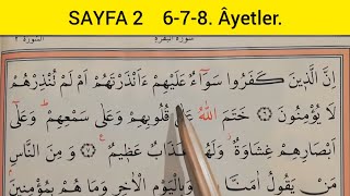 3Kuranı Kerim okumaya ilk başlayanlar içinTECVİD UygulamalıBakara Suresi 68 selamihocam [upl. by Mundford575]