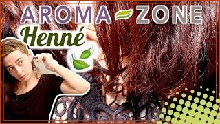 🌿 HENNÉ CHEVEUX AROMAZONE test pose et avis [upl. by Standley]