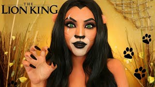 Disneys Lion King SCAR Makeup Transformation [upl. by Jac]