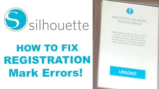 Quick Version  How To Fix Silhouette Cameo 3 Registration Mark Errors [upl. by Niki303]