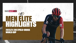 Troyes  Men Elite Highlights  202324 UCI Cyclocross World Cup [upl. by Ahsad]