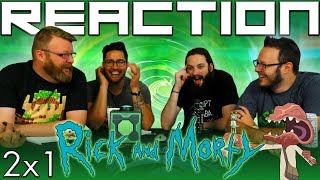 Rick and Morty 2x1 REACTION quotA Rickle in Timequot [upl. by Steffane]