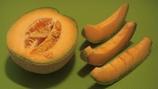 Cantaloupe Melon How to Eat Cantaloupe Fruit [upl. by Nolyk33]