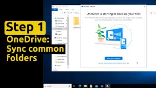 Sync Desktop Documents and Pictures folders to OneDrive [upl. by Ileana]